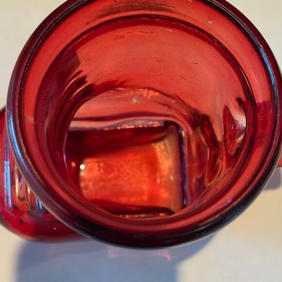 Molson Canadian Beer Glass Red Mug Ice Hockey Skate Boot Collectible 24oz - Picture 6 of 8